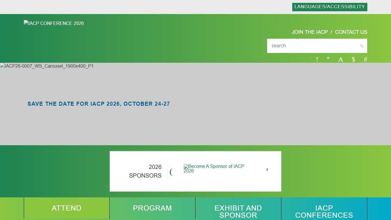 Registration and General Event Information - IACP Conference 2026