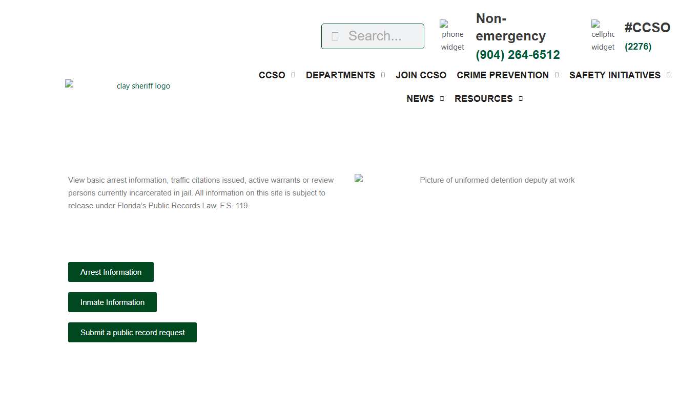 Crime & Arrest Info Clay County Sheriff’s Office